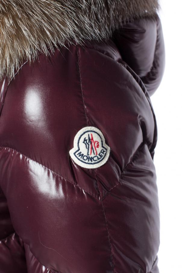 Moncler Fur bordowe Moncler Fur bordowe